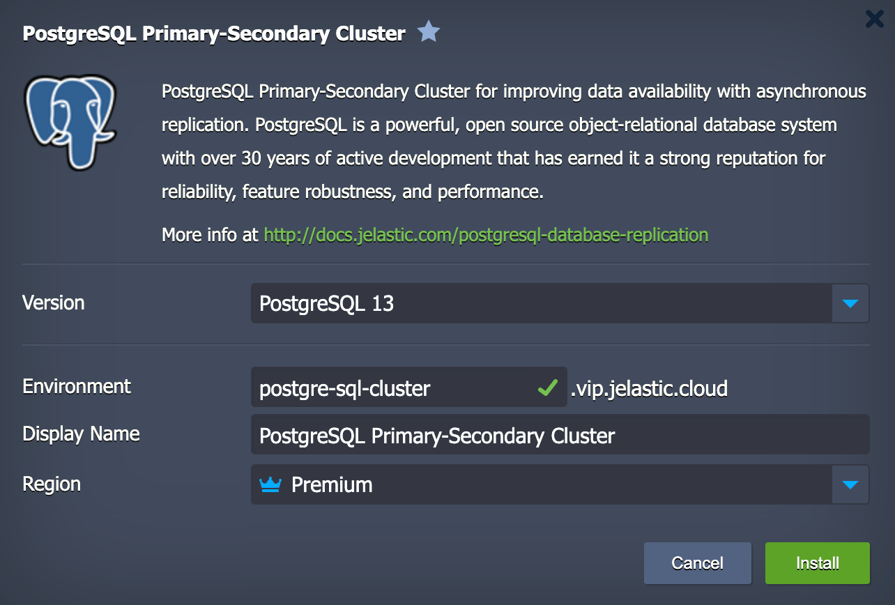 postgresql client web